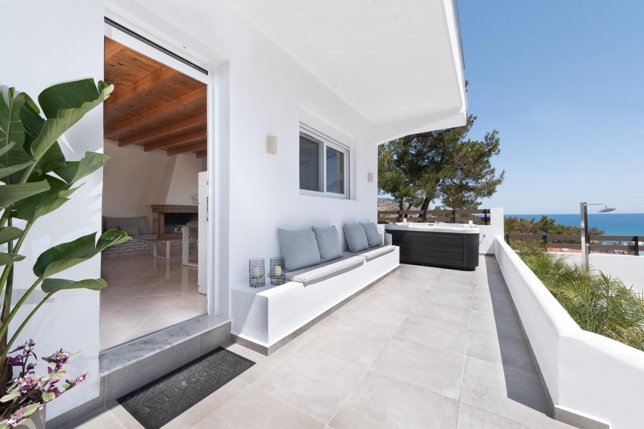 דירות ארכאנגלוס Anastasios House Stegna מראה חיצוני תמונה