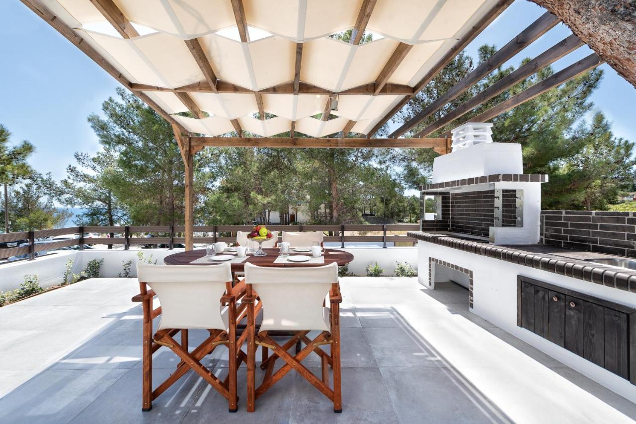 דירות ארכאנגלוס Anastasios House Stegna מראה חיצוני תמונה